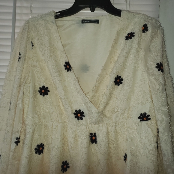 Shein Womens Floral Dress 6 - Picture 3 of 11